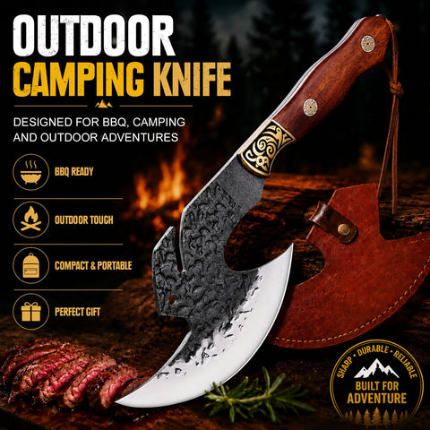 Topfeel red sandalwood handle close-up offering ergonomic grip and aesthetic appeal