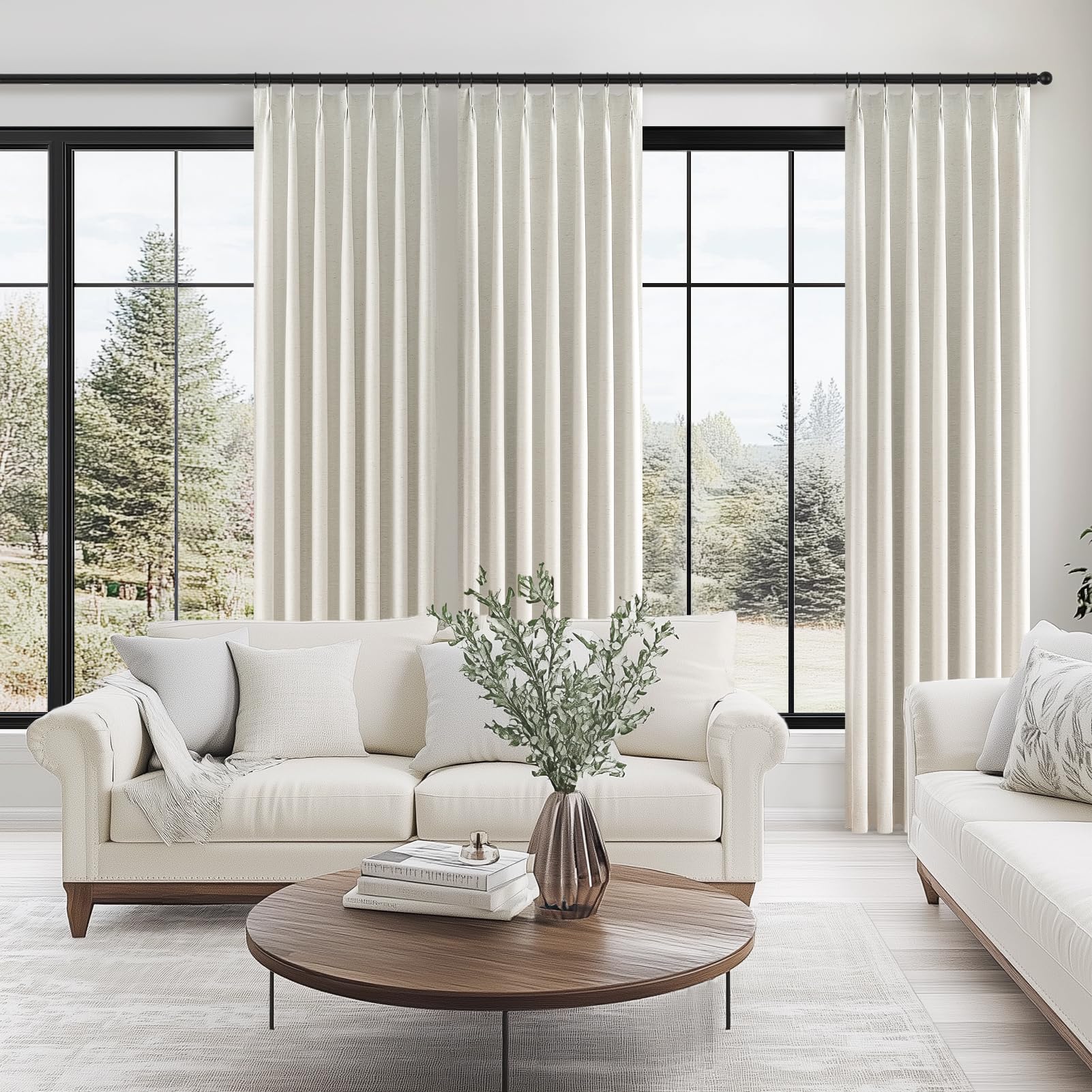 Topfinel demo of room darkening effect showing near-complete blackout