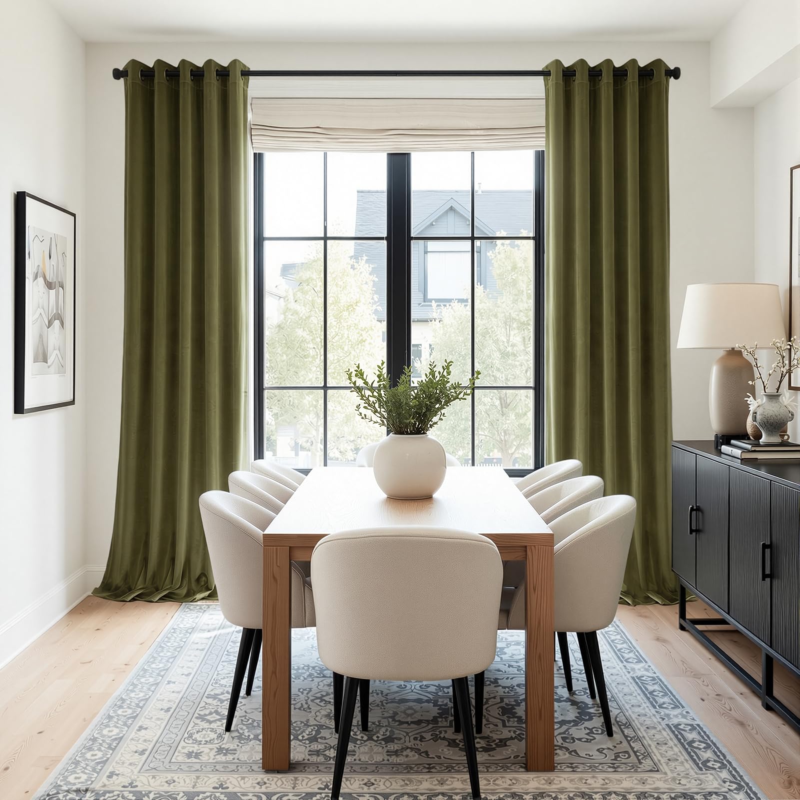 Topfinel window comparison demonstrating light blocking effectiveness