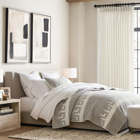 Topfinel sunlight filtering through fabric showing reduced glare and warm interior light