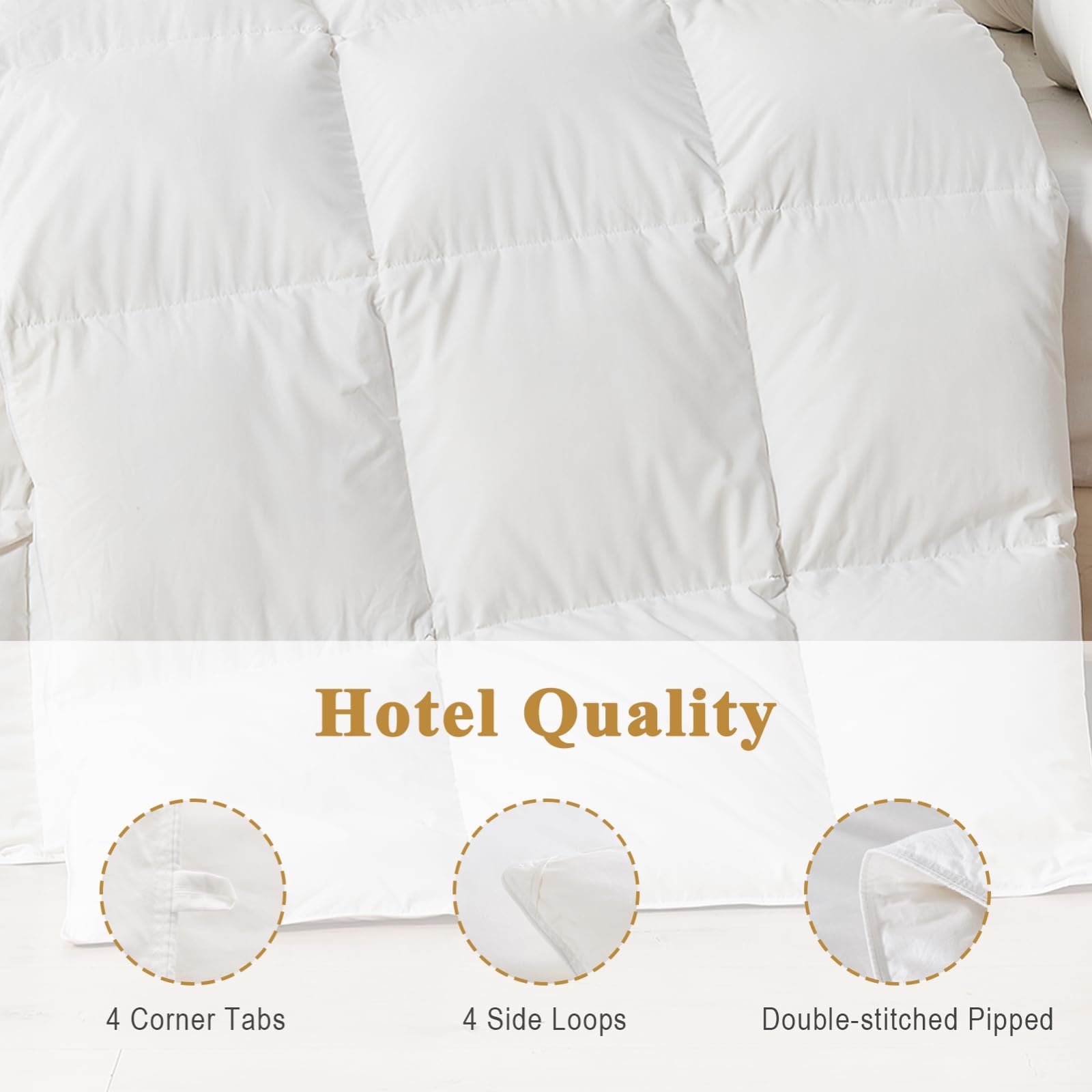 TOPGREEN bedroom lifestyle image conveying hotel-quality comfort at home