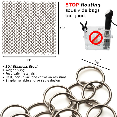 TopHat chain-link net detail demonstrating even weight distribution benefit