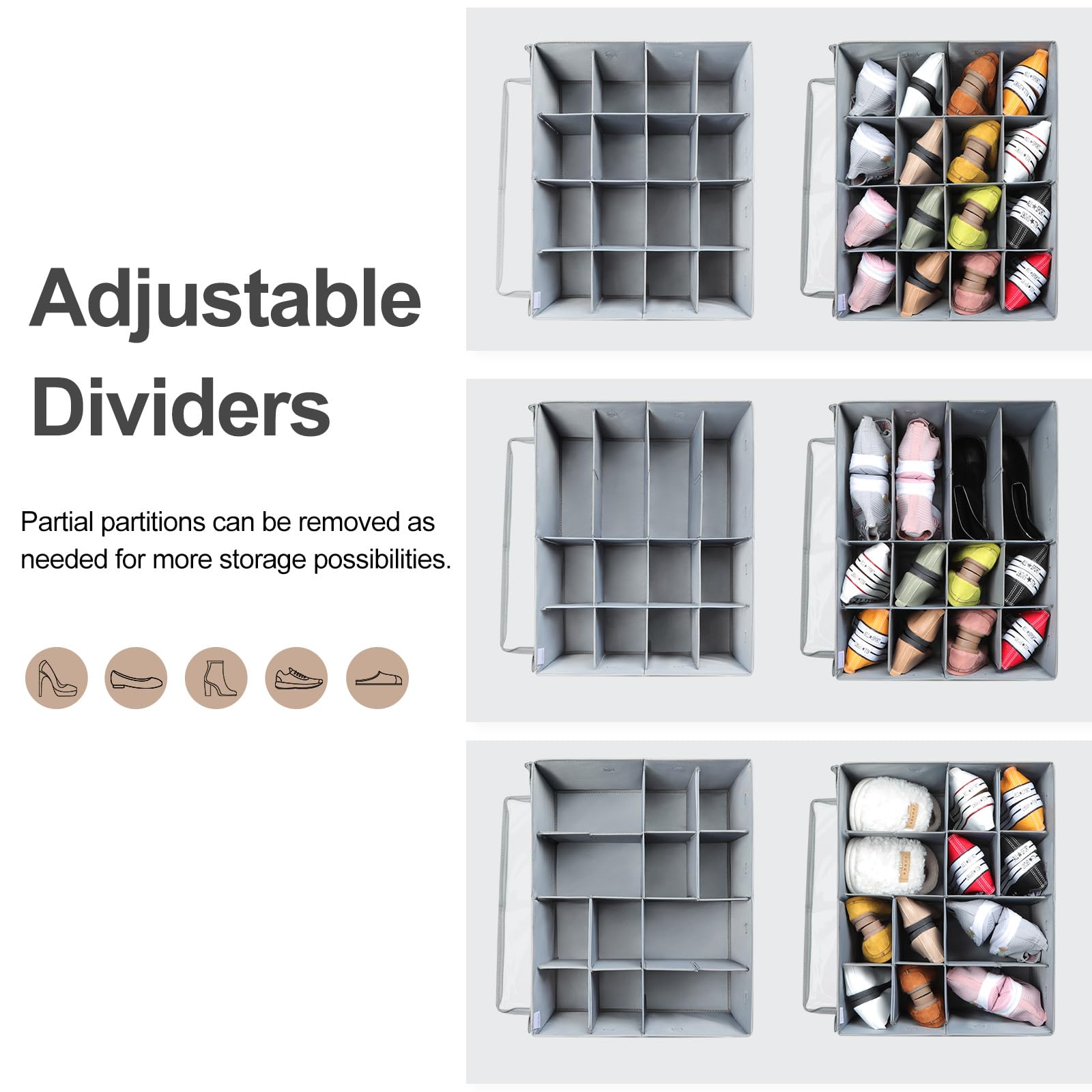 TOPIA HOME clear PVC lid detail, quick visibility benefit