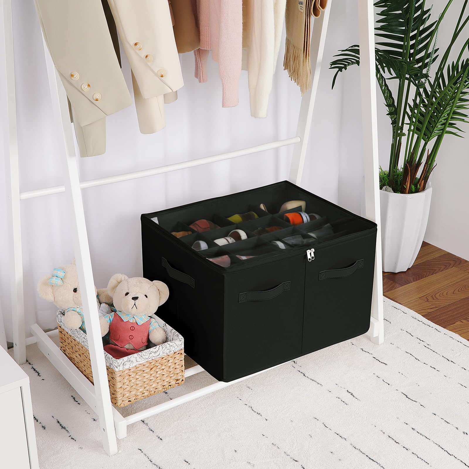 TOPIA HOME folded flat for space-saving seasonal storage