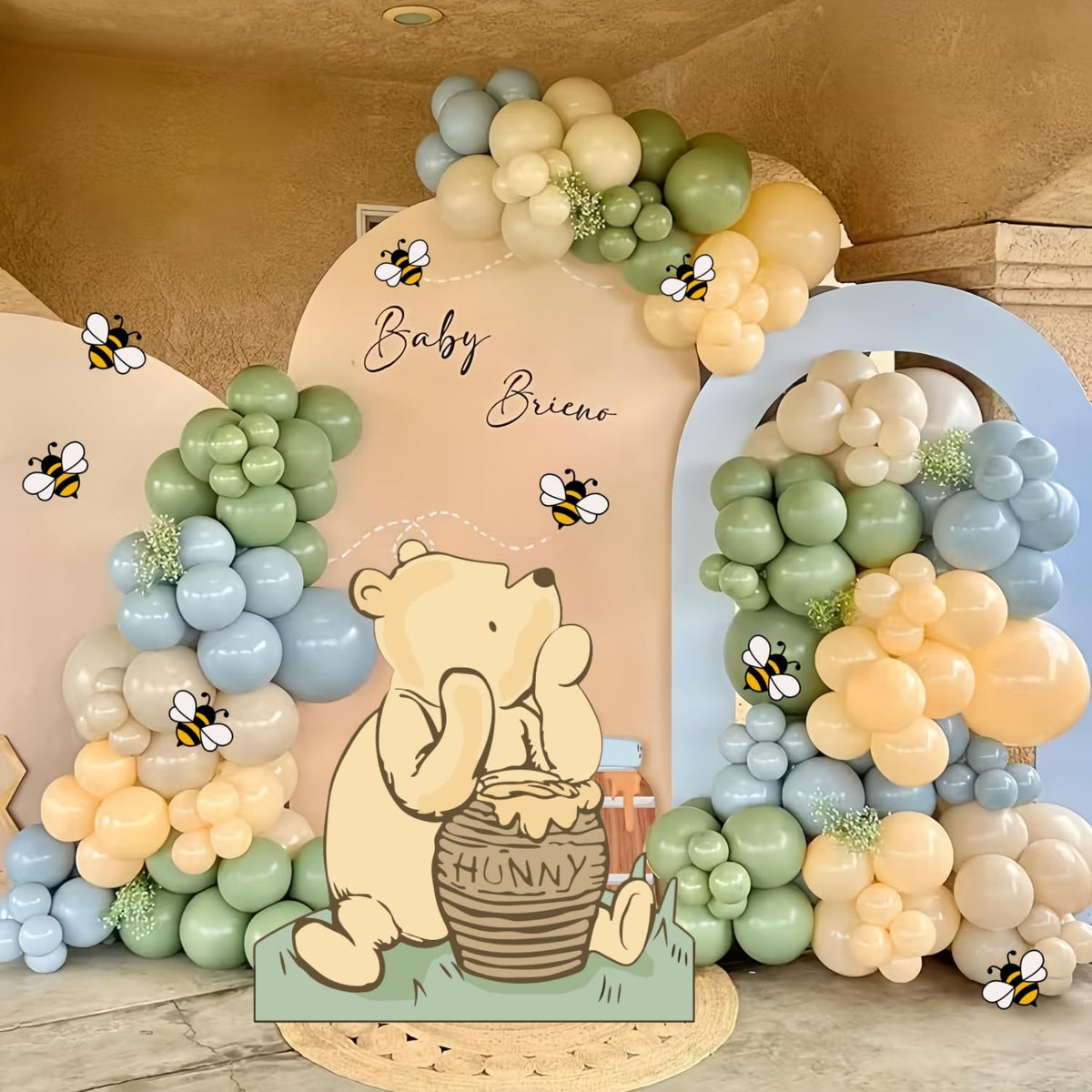 TopJianyu Pooh cutout front view for instant party focal point