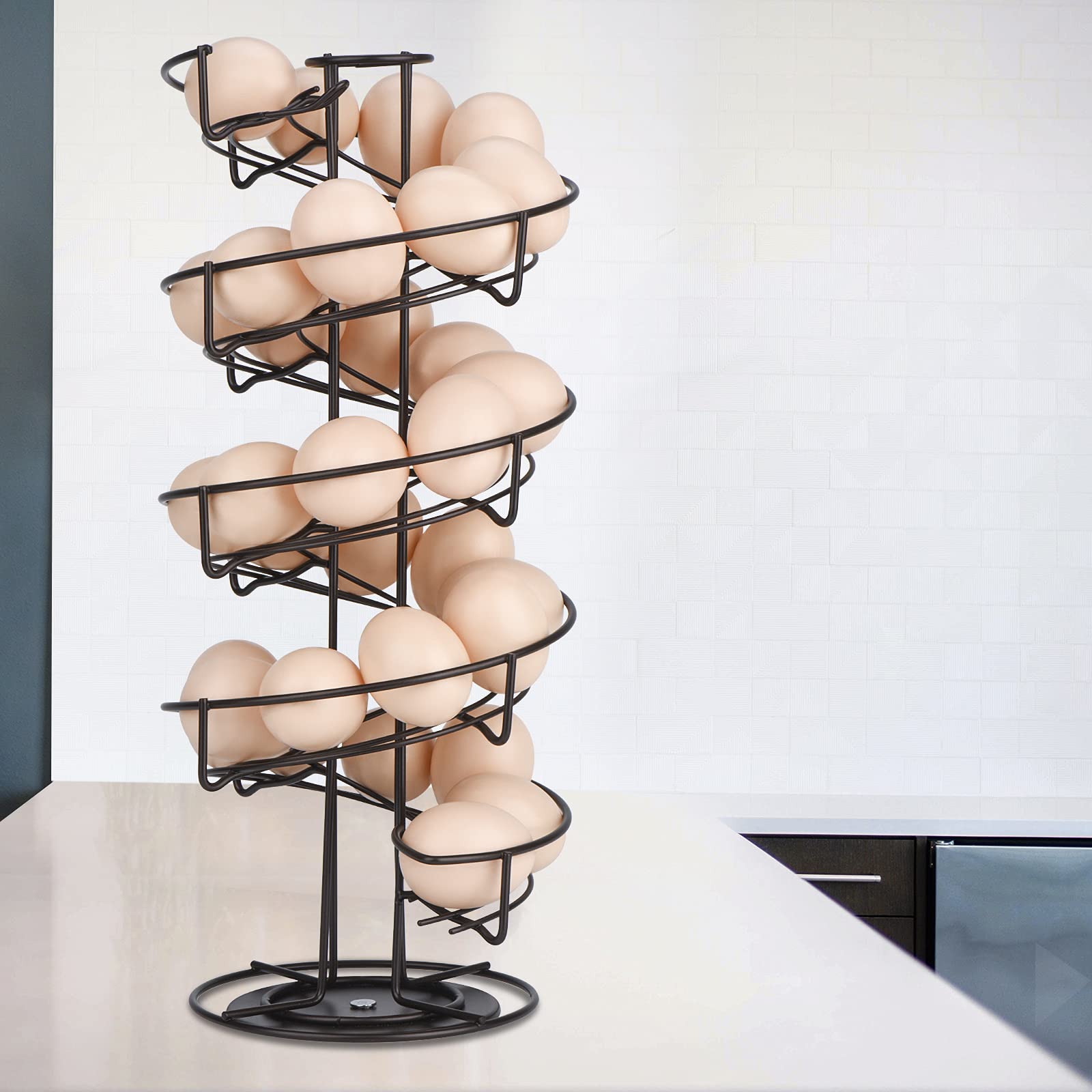 Toplife lifestyle on kitchen countertop showing attractive, organized display