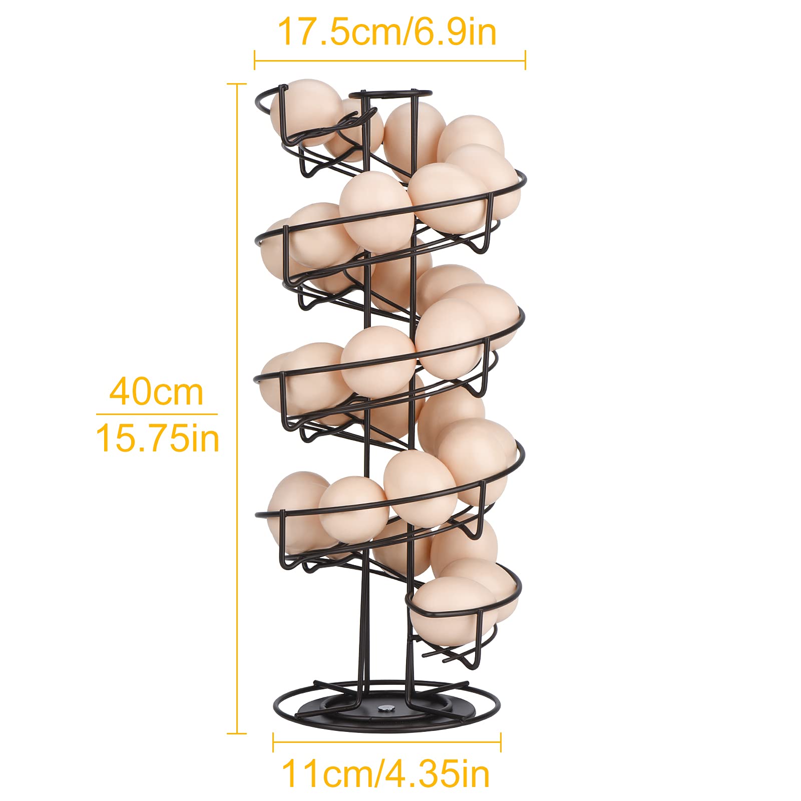 Toplife side view highlighting 360-degree rotation for effortless egg retrieval
