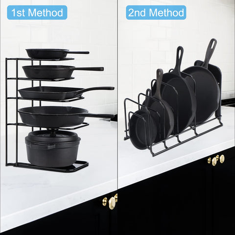 Toplife rack used horizontally on counter offering versatile placement