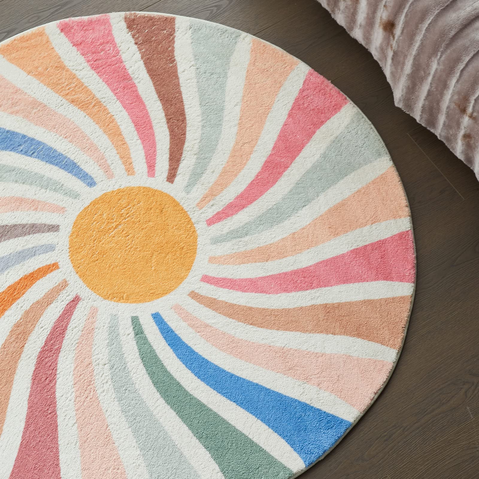 Topotdor rug in kids play area encouraging safe floor play