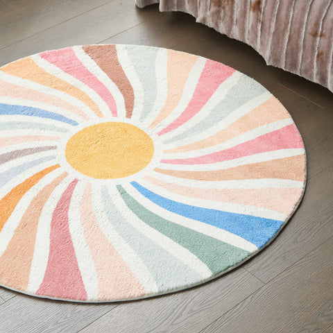 Topotdor detailed sun rainbow pattern showing bright colors