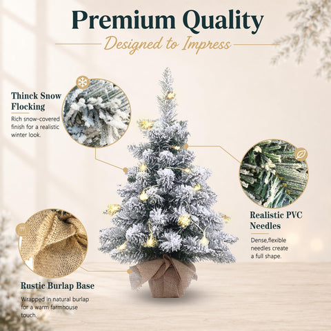 Topro detail of 40 LED lights on branches highlighting warm glow and energy-saving LEDs
