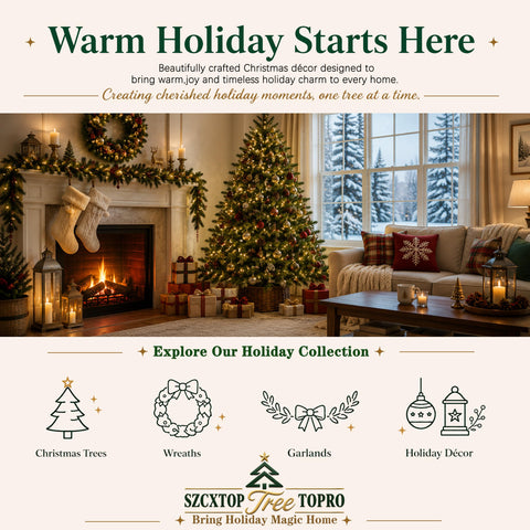 Topro mini tree lit on a dining table adding festive ambiance to small gatherings