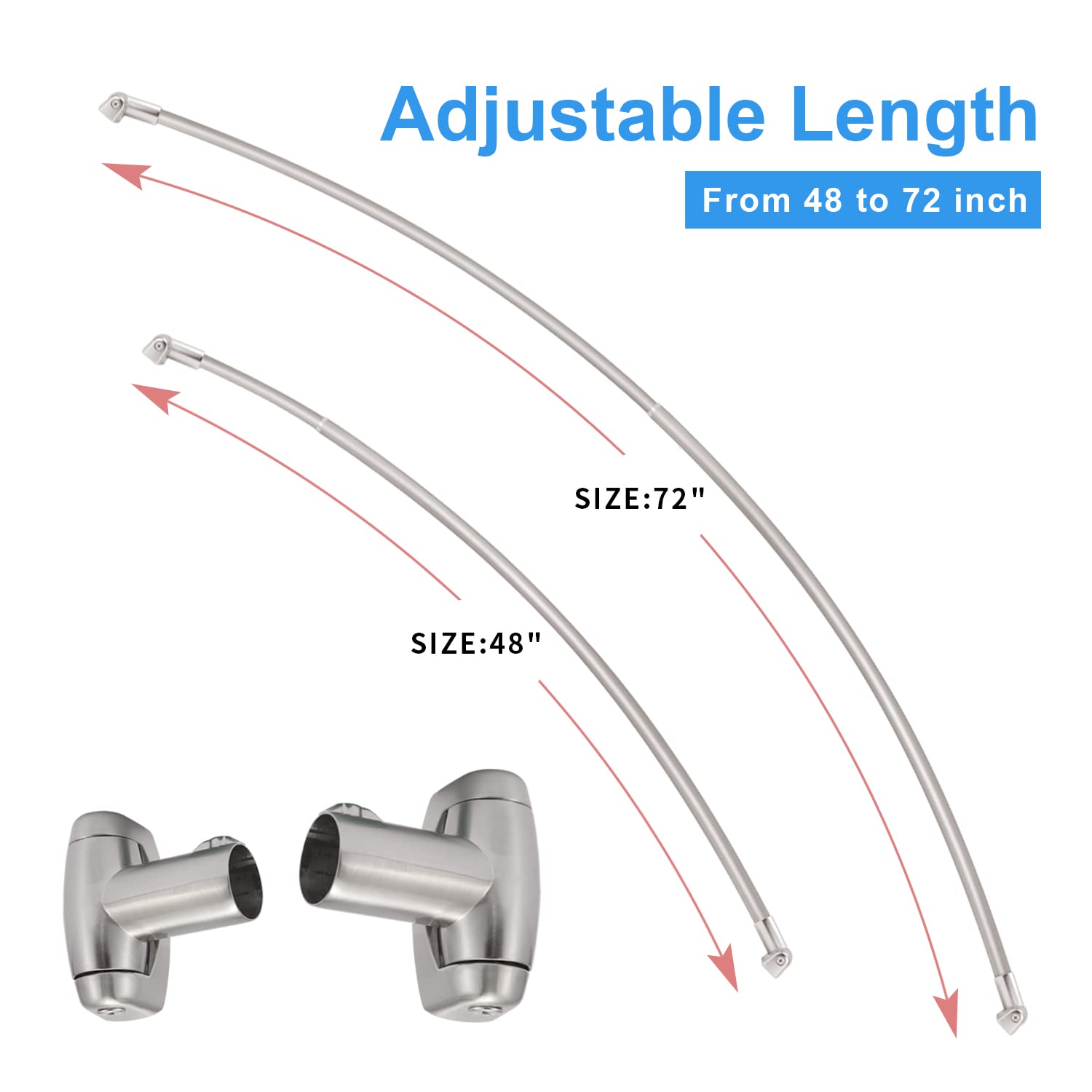 TOPROD stainless finish close-up resisting rust and corrosion