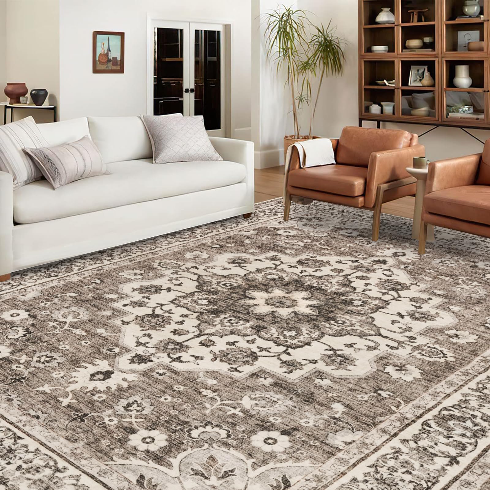 TOPRUUG close-up of medallion pattern highlighting textured detail and visual depth