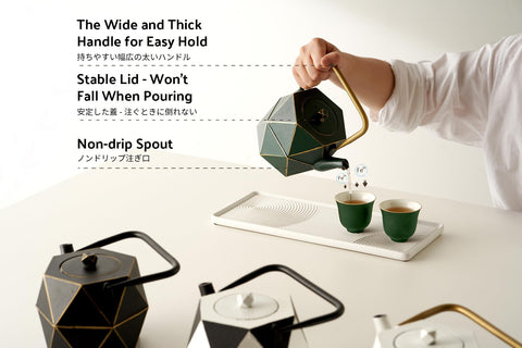 toptier teapot being heated on gas stovetop demonstrating stovetop compatibility