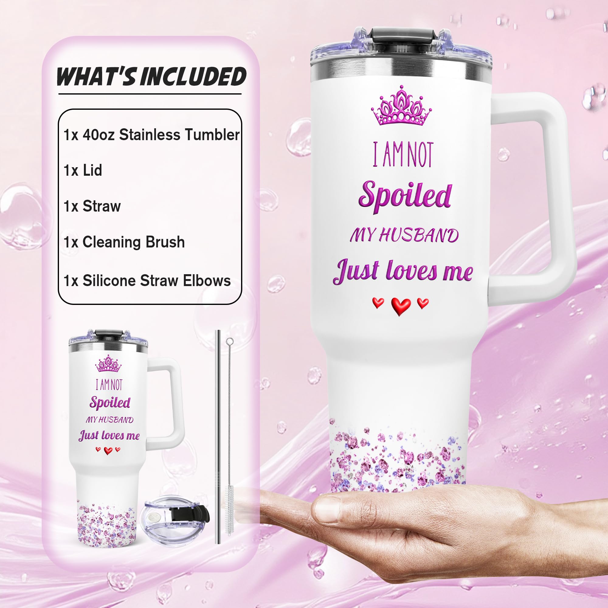 Toroly tumbler stainless finish close-up showing durable sweat-free benefit