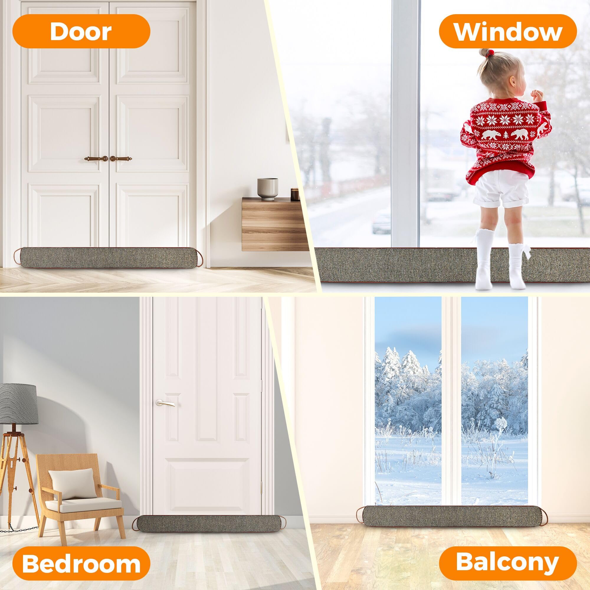 TORRAMI hook strip attached to door and hanging loop for easy storage