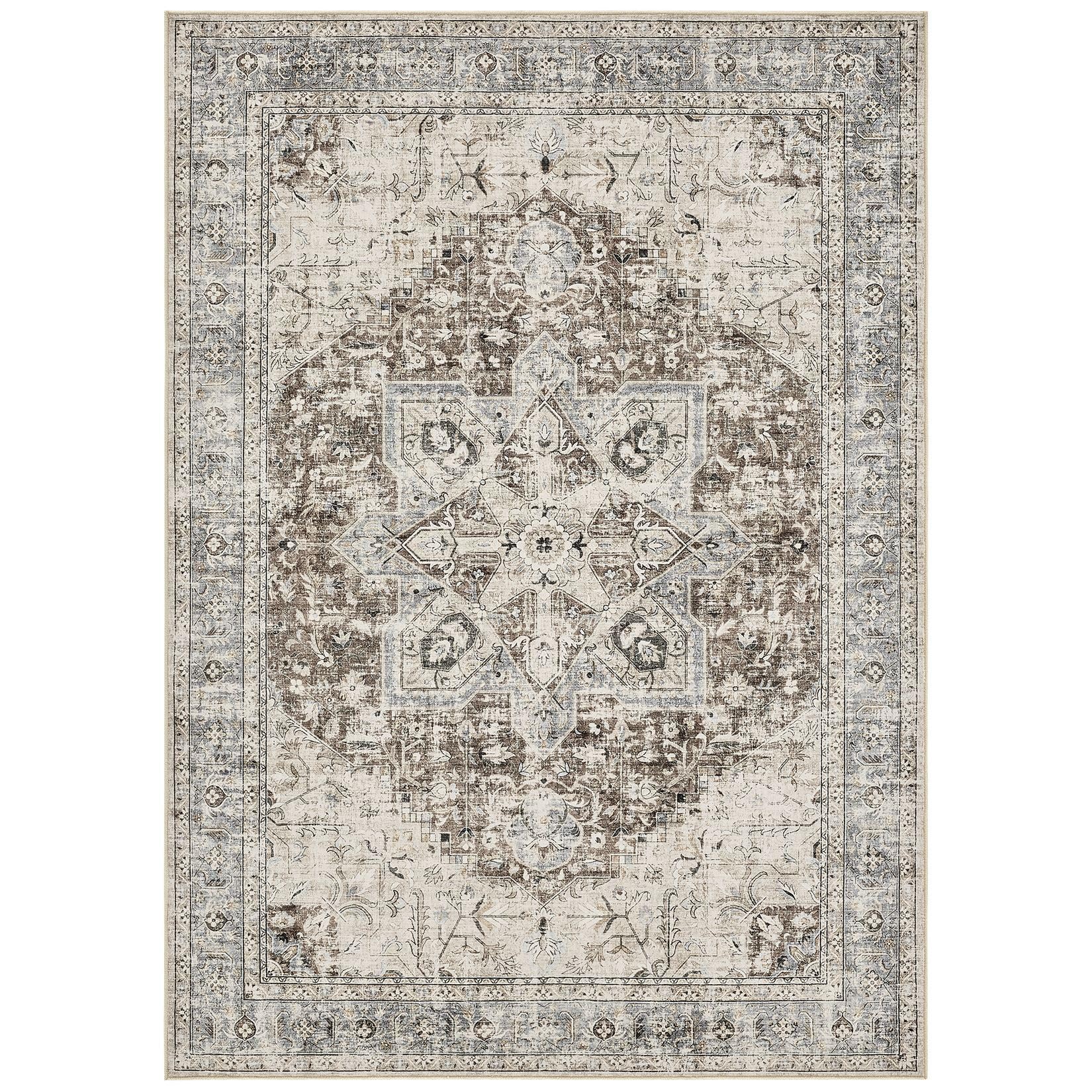 Tortania brown and blue color contrast showing vintage distressed charm