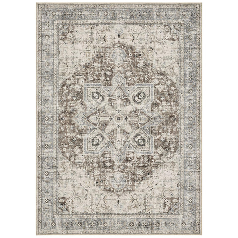 Tortania brown and blue color contrast showing vintage distressed charm