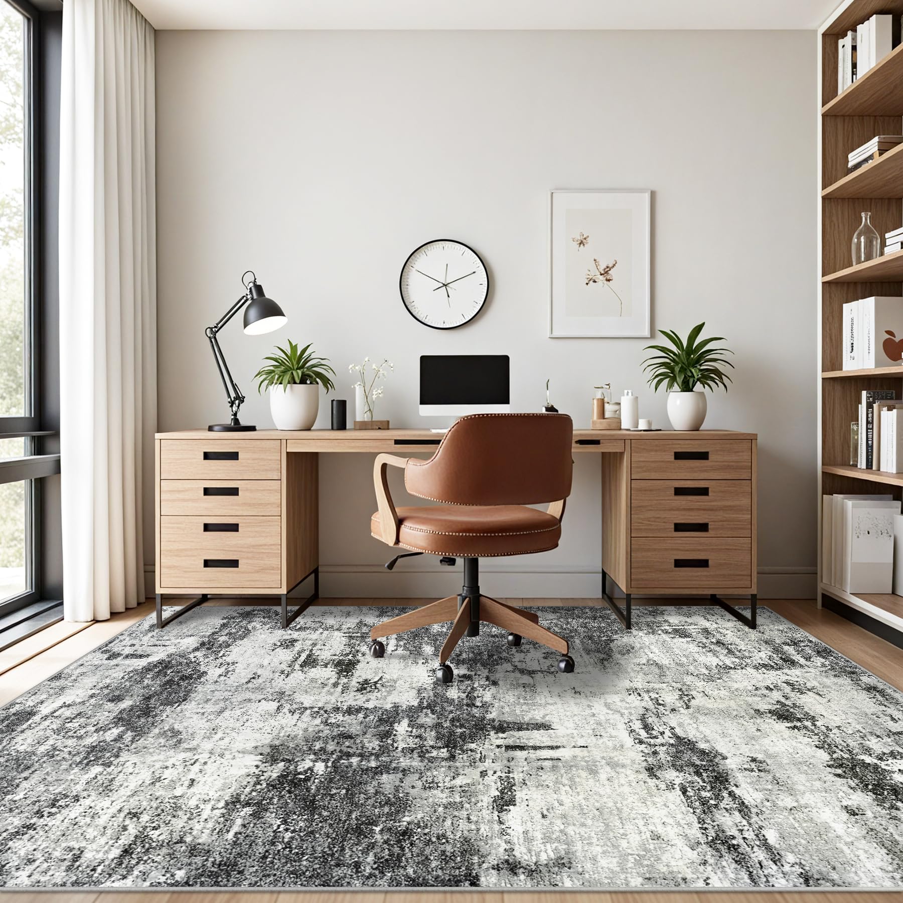 Tosuoka anti-slip backing detail improves floor grip and reduces rug movement