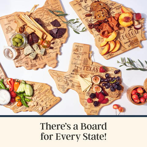 Totally Bamboo board styled in a kitchen setting to show lifestyle and decor benefit