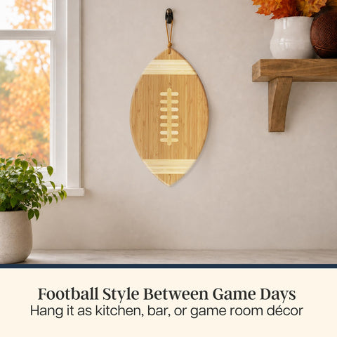 Totally Bamboo hanging in kitchen as decorative game-day accent
