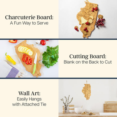Totally Bamboo smooth back surface for knife-friendly prep