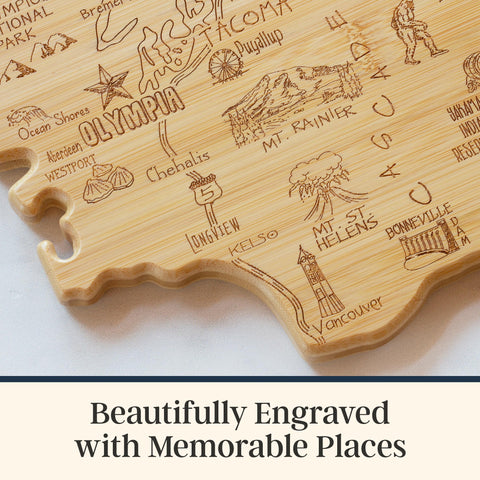 Totally Bamboo smooth reverse bamboo surface, ideal for light prep