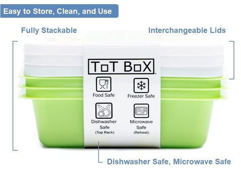 Tot Box close-up of lid texture highlighting durable, easy-label benefit