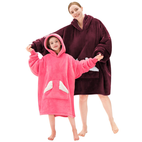 Touchat sleeve in use showing built-in sleeves that allow hands-free activity