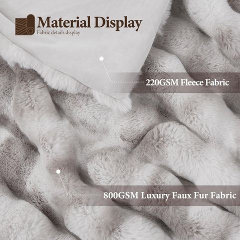 Touchat close-up of ruched fur texture highlighting softness and visual depth