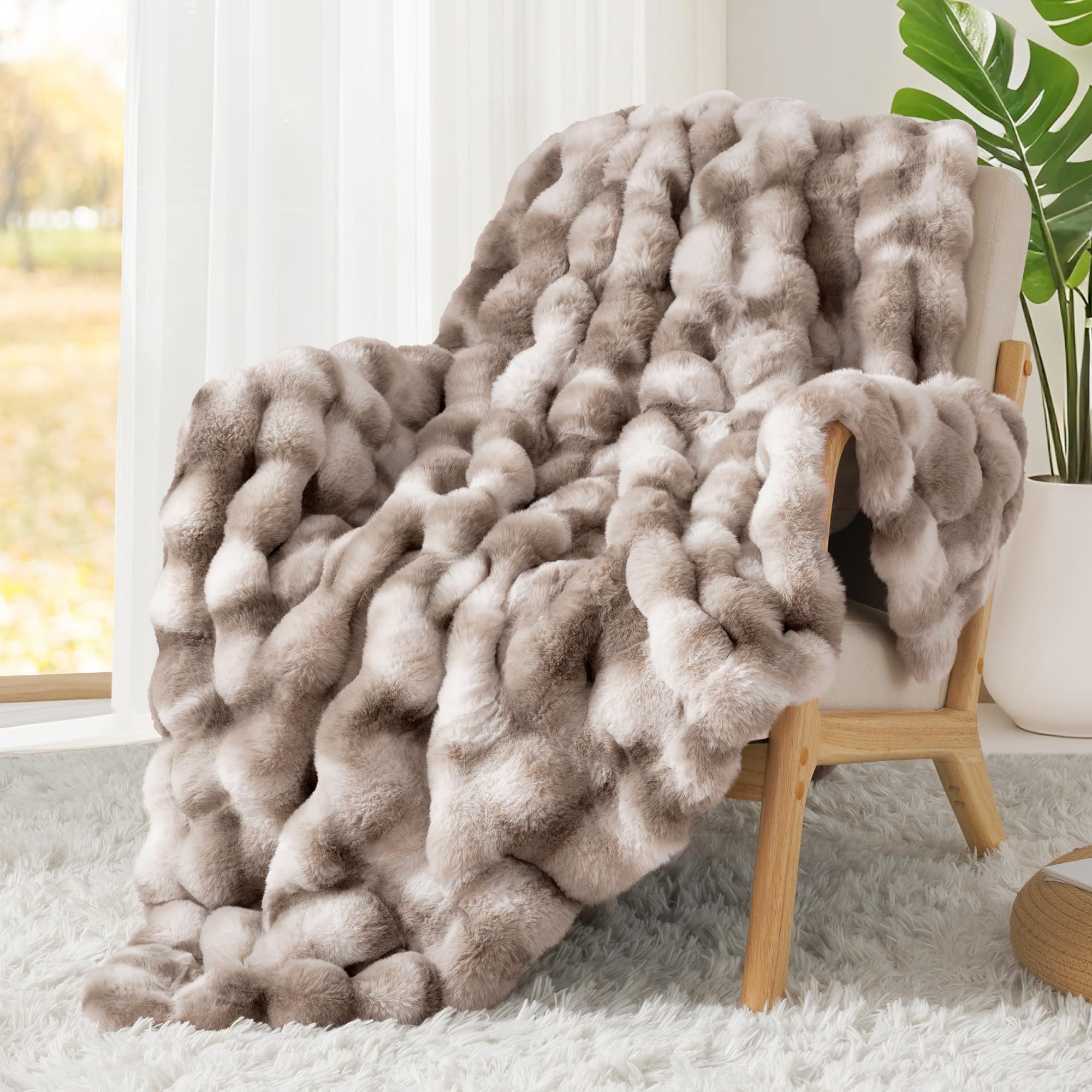 Touchat blanket drape showing weight and scale for better coverage benefit