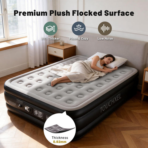 TOUCHXEL flocked top texture for cozy feel and easy cleaning