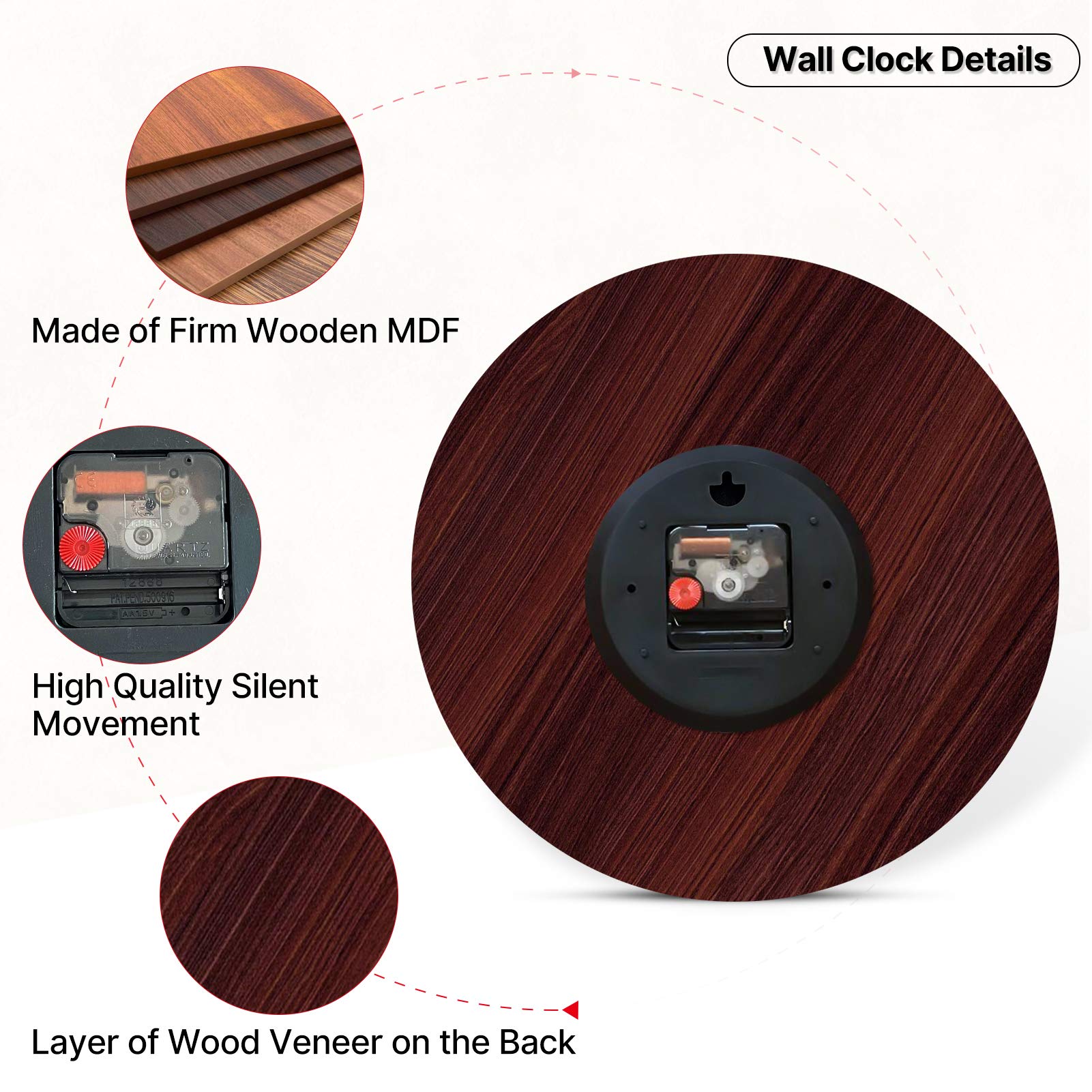 Toudorp hanging on wall with hook for quick, tool-free installation