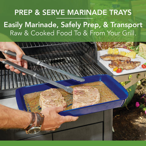 Tovolo deep side profile showing 2.2-inch depth for full marinade coverage and even flavoring