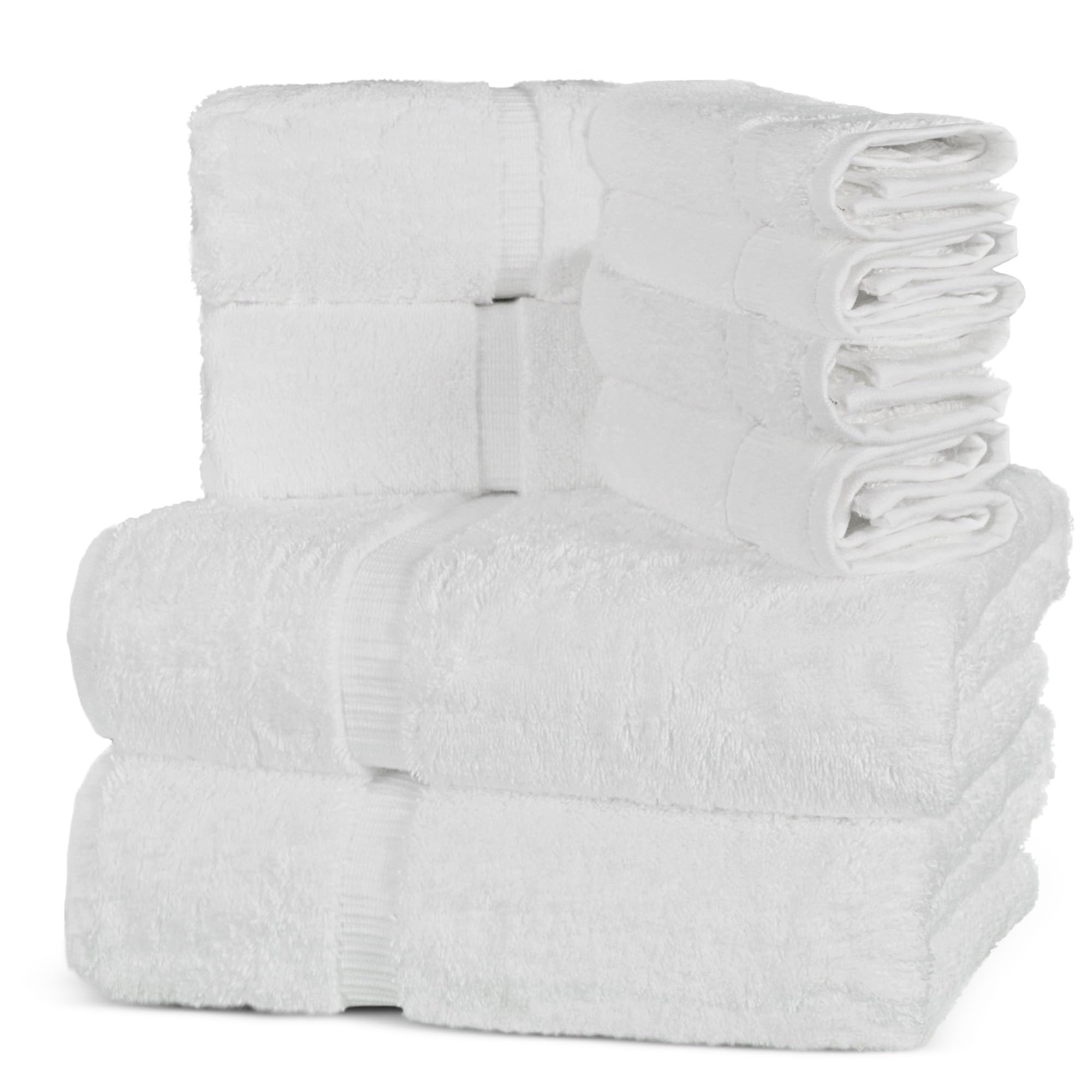 Towel Bazaar hand towel folded, demonstrating compact storage and quick drying