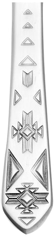 Towle Pueblo stainless steel surface detail showing durable finish and easy-care quality