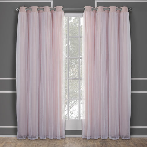 TOWN & COUNTRY LUXE grommet detail matte silver showing easy rod installation and tidy header