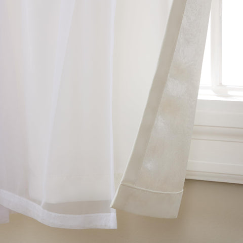 TOWN & COUNTRY LUXE close-up of smooth sateen texture highlighting durable polyester weave benefit
