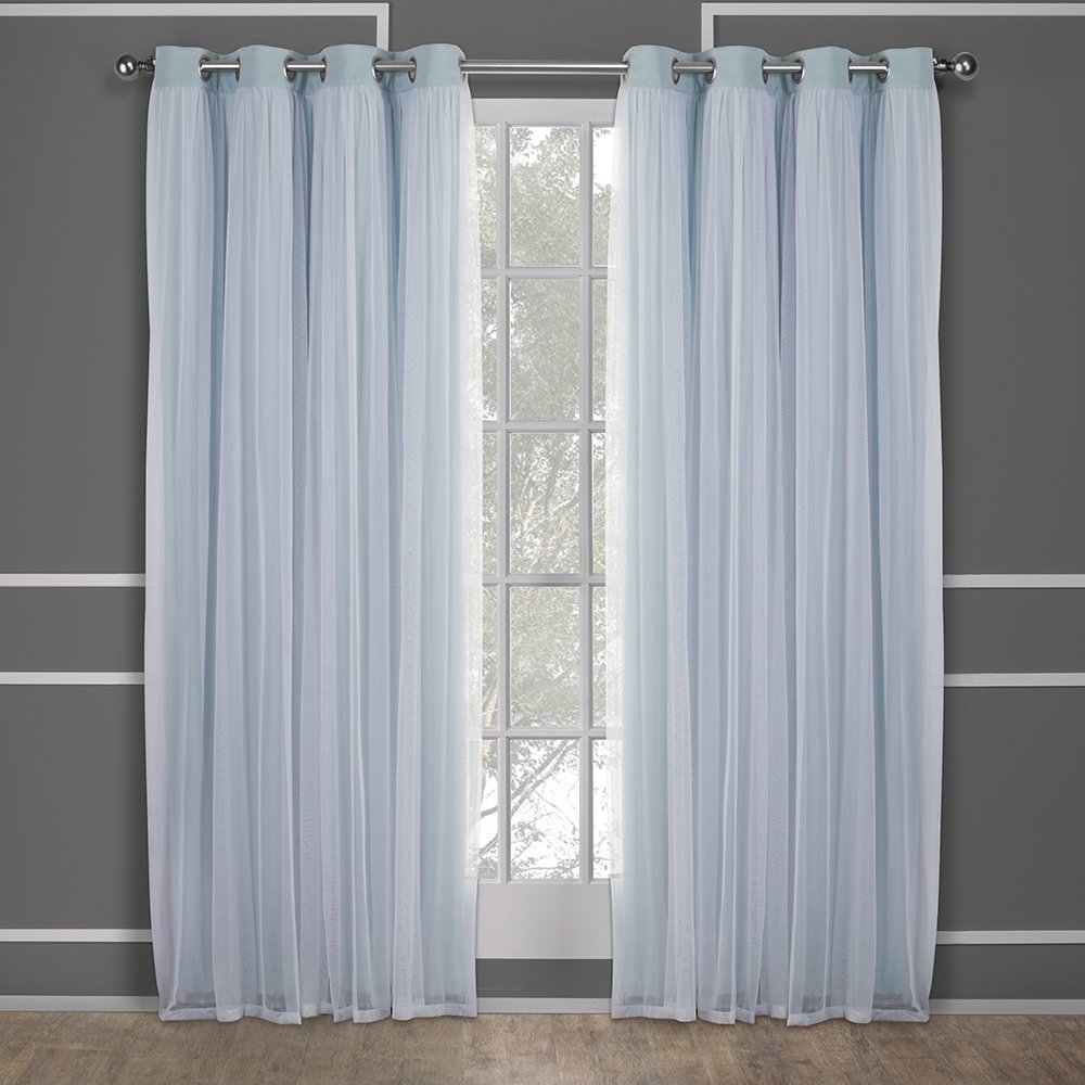TOWN & COUNTRY LUXE matte silver grommets close-up for smooth rod sliding