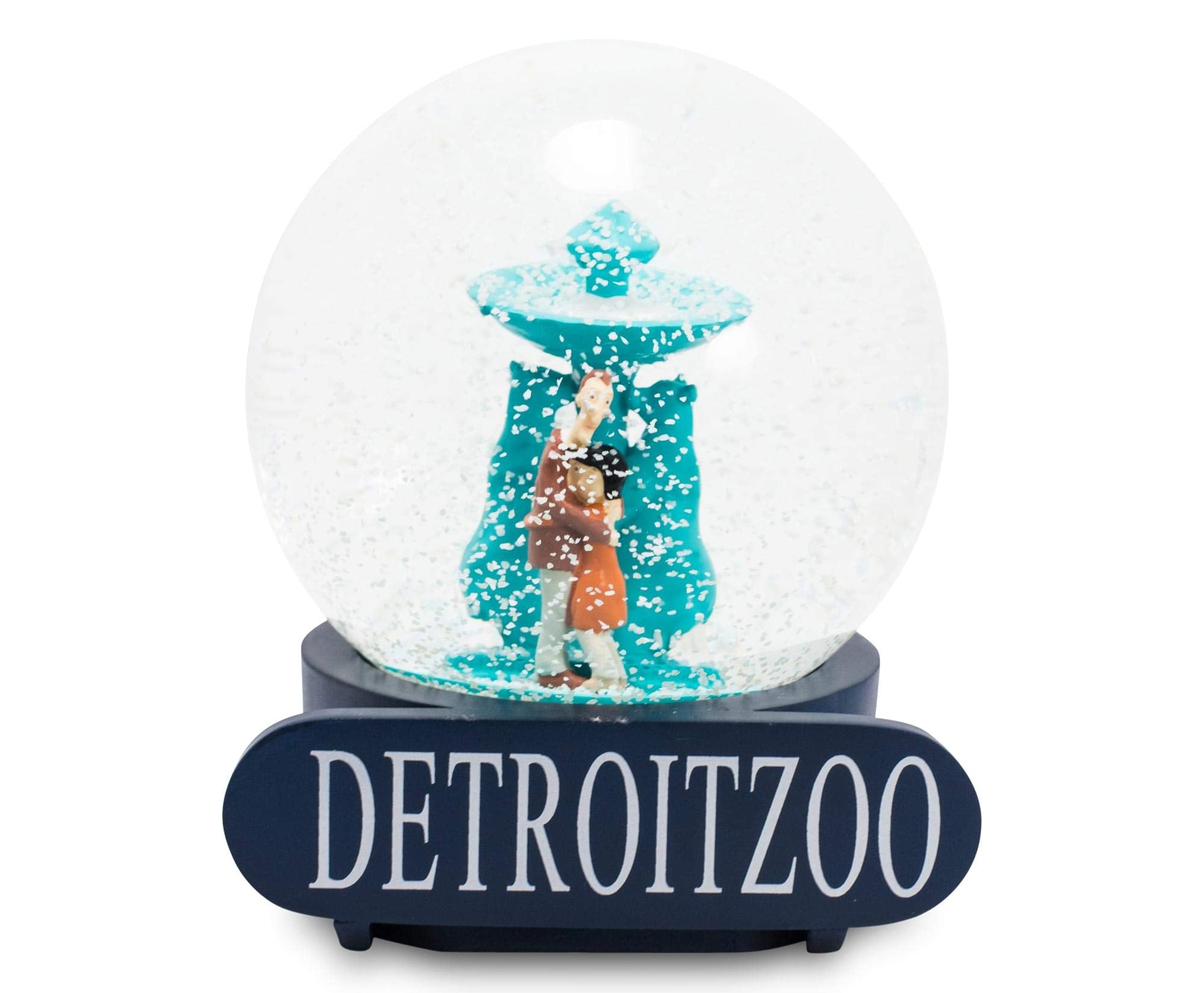 Toynk Coraline glass dome with swirling snow effect enhancing atmosphere