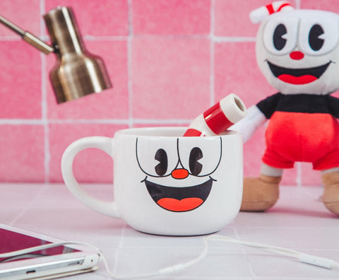 Toynk Cuphead closeup of face artwork preserving collectible character detail