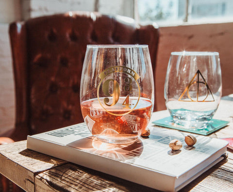 Toynk glasses on festive table showing party-ready charm and decorative impact