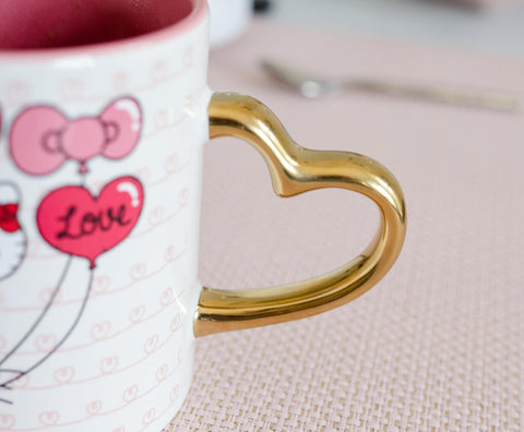Toynk Hello Kitty on a breakfast table styled to inspire cozy morning moments