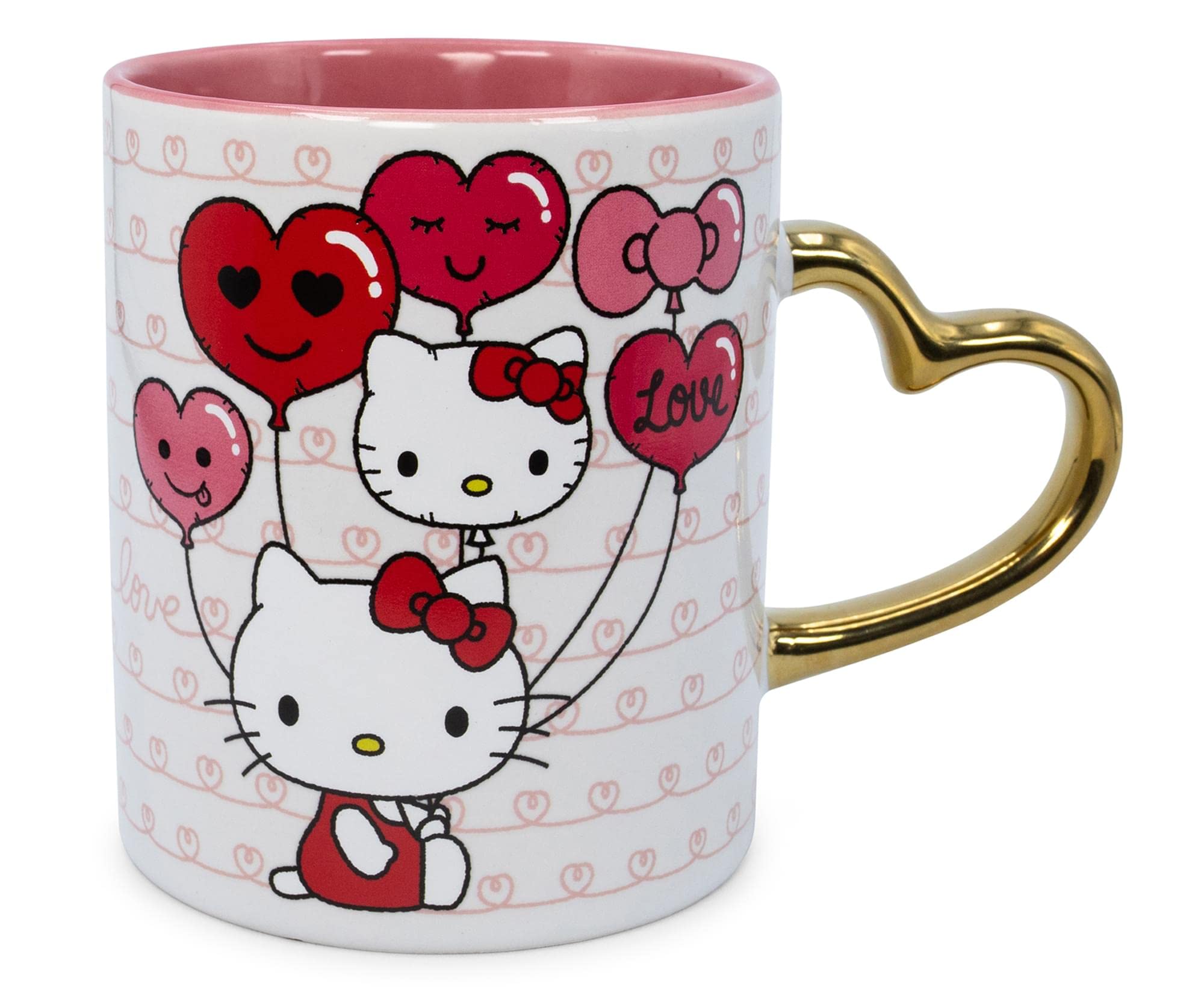 Toynk Hello Kitty wrap-around graphic detail showing character and hearts