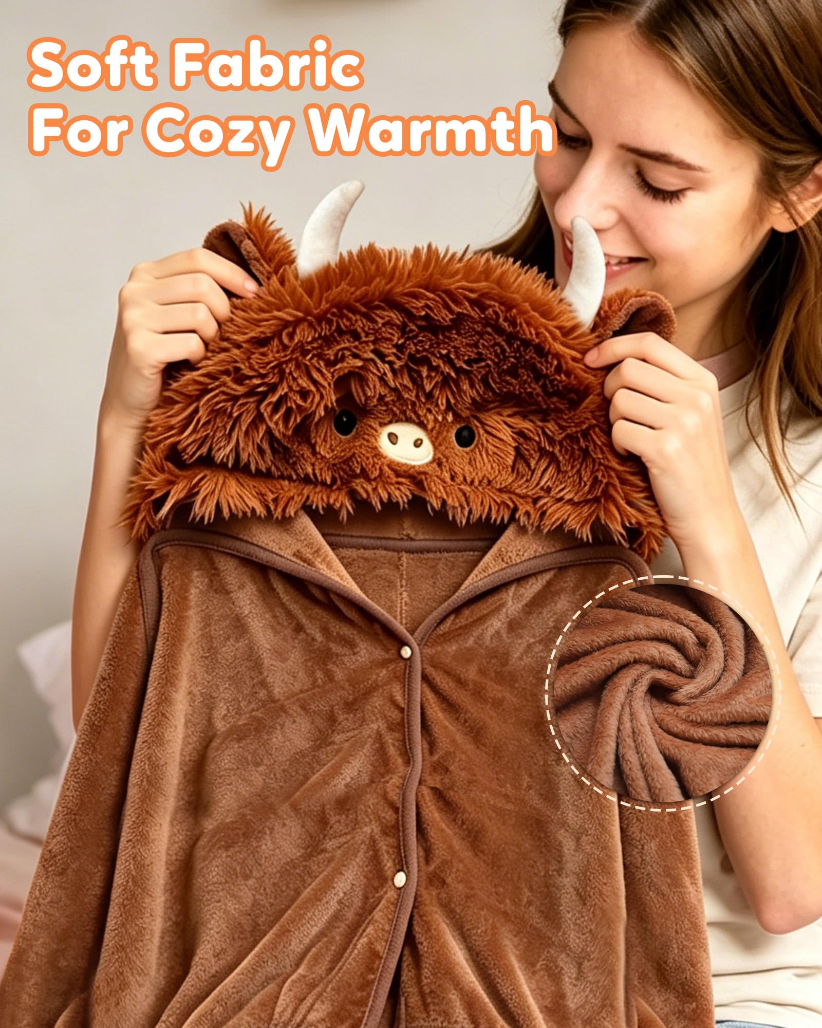 TOYSYM gift wrapping idea with blanket and card as ready-to-give present