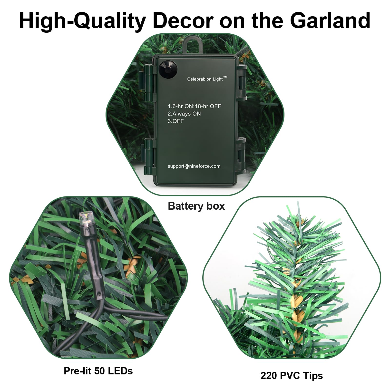 TQS close-up of realistic branch tips showing natural texture