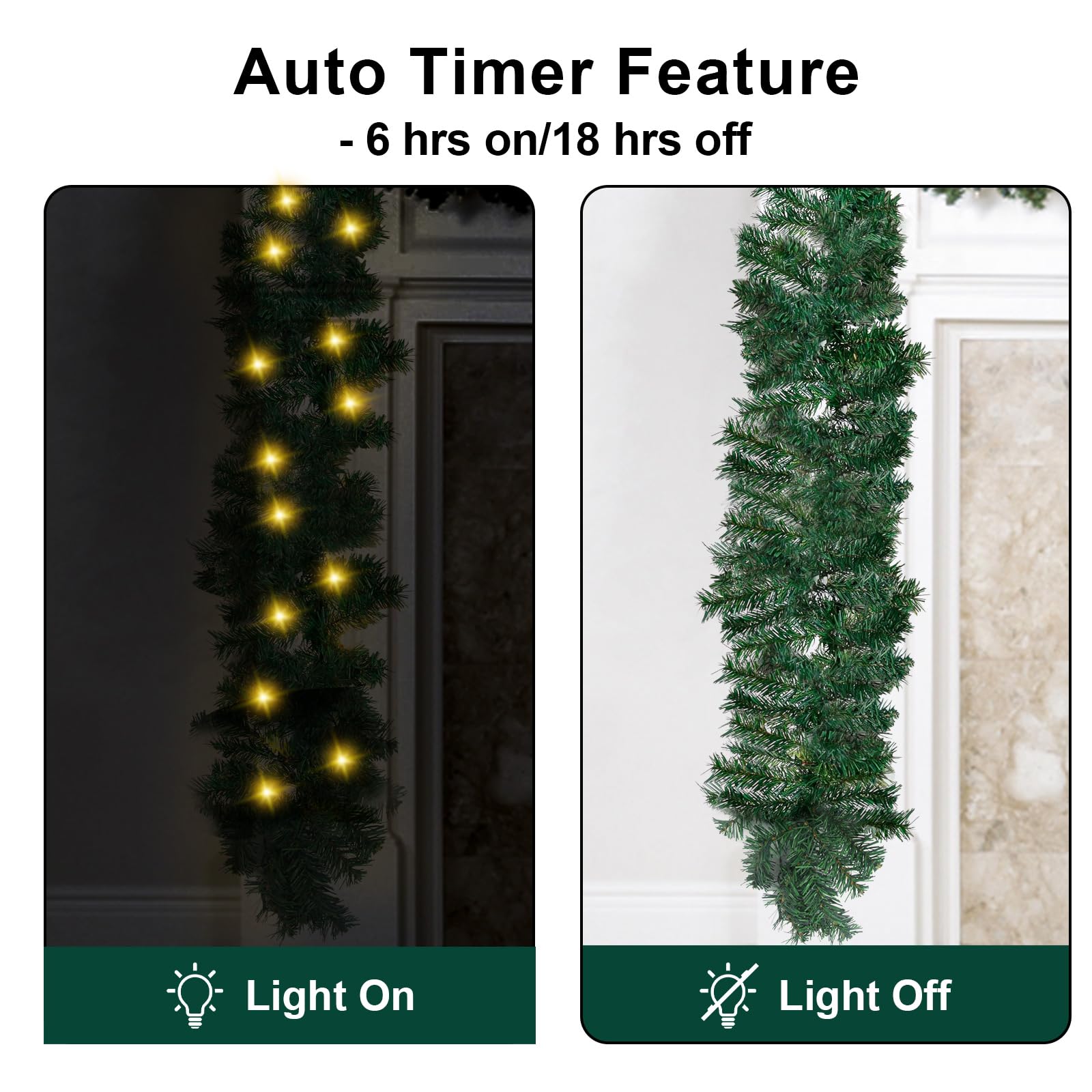 TQS LED light detail highlighting waterproof illumination benefit