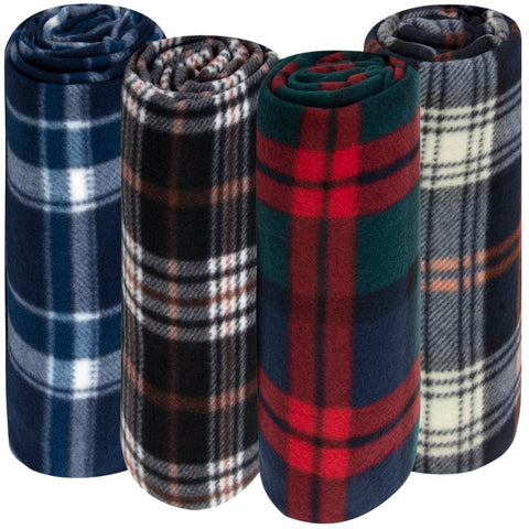 Trail maker folded plaid face visible for stylish guest presentation