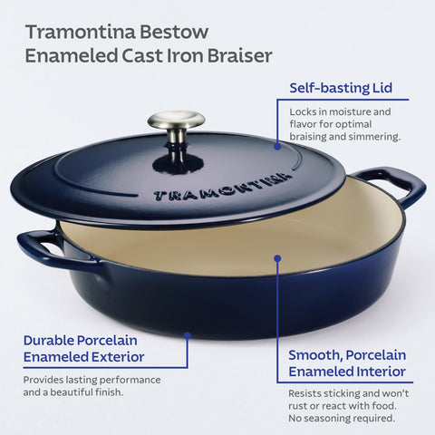 Tramontina sturdy side handle detail for safe lifting and secure grip